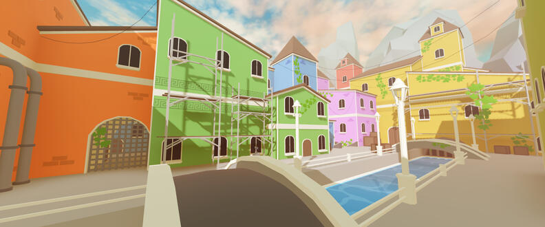 Low Poly Lobby - Canal