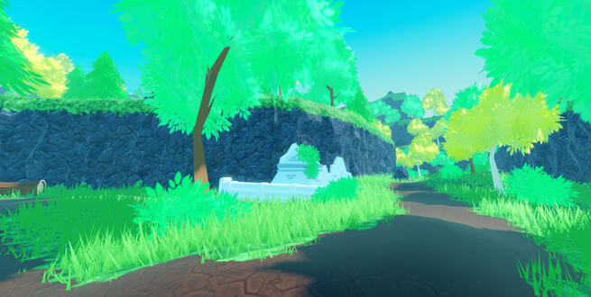 Low Poly Forest (Pre-made Terrain Textures)