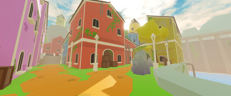 Low Poly Lobby - Buildings